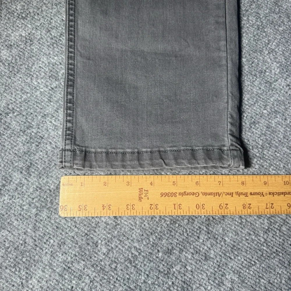 Mugsy Jeans Beans Men 42x29 Black Grey Fade Stretch Denim Pants Casual Comfort